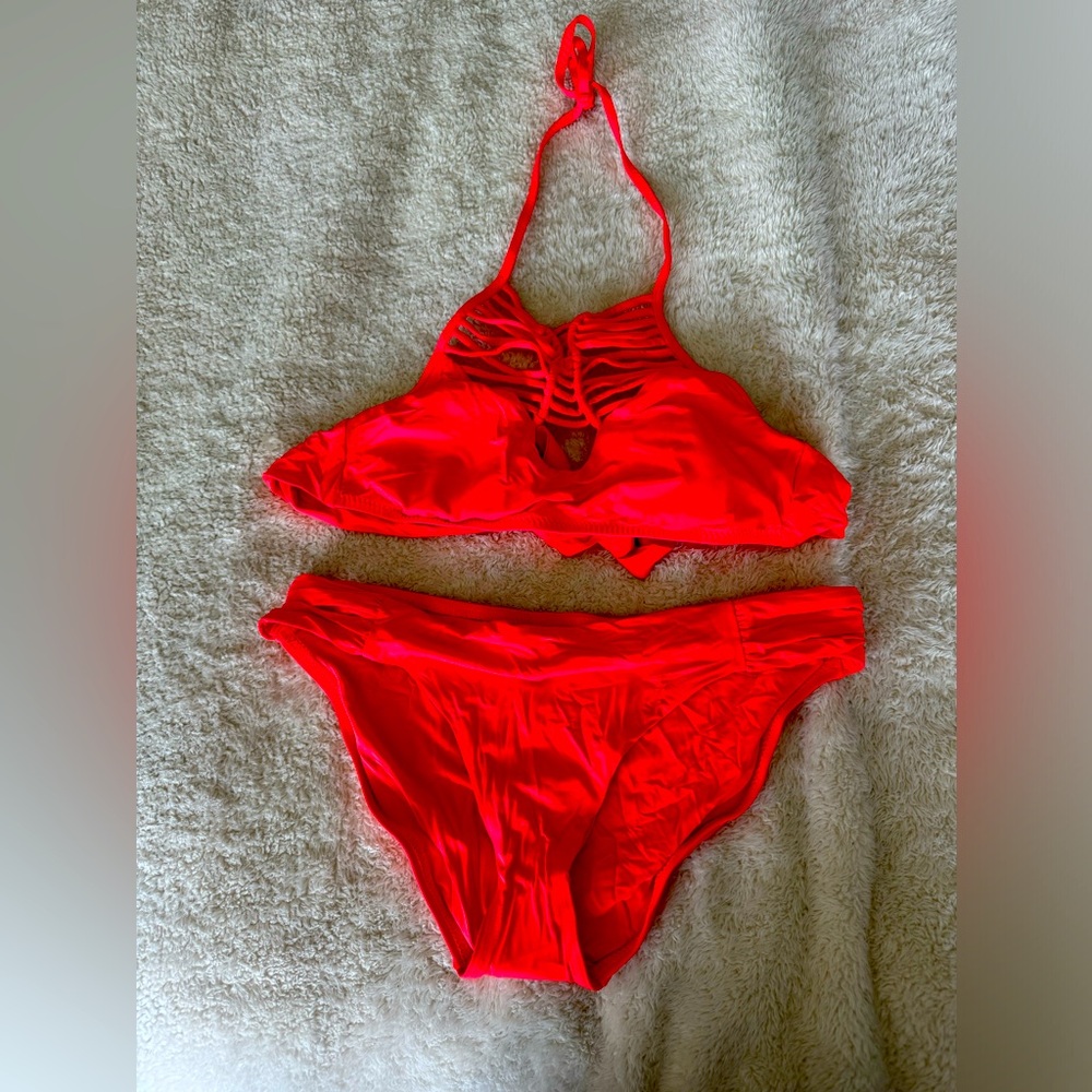 Becca swimwear coral bikini New size Medium